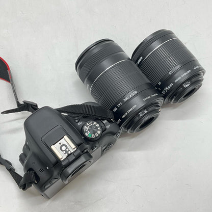 【全額返金保証】【最速発送】Canon デジタル一眼 EOS Kiss X7 ダブルズームキット 美品 動作確認済