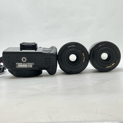 【全額返金保証】【最速発送】Canon デジタル一眼 EOS Kiss X7 ダブルズームキット 美品 動作確認済