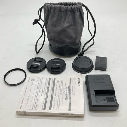 【全額返金保証】【最速発送】Canon デジタル一眼 EOS Kiss X7 ダブルズームキット 美品 動作確認済
