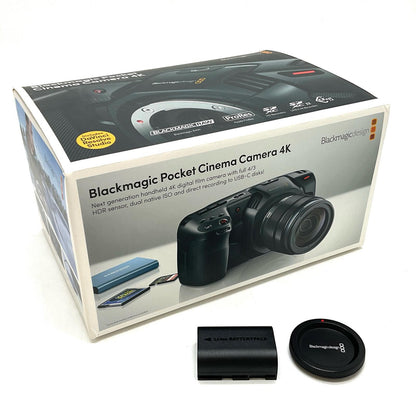 【最速発送】 Blackmagic Pocket Cinema Camera 4K【難有】
