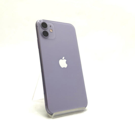 【全額返金保証】【最速発送】Apple iPhone iPhone 11 128GB パープル Softbank SIMフリー 白ロム 動作確認済 78%