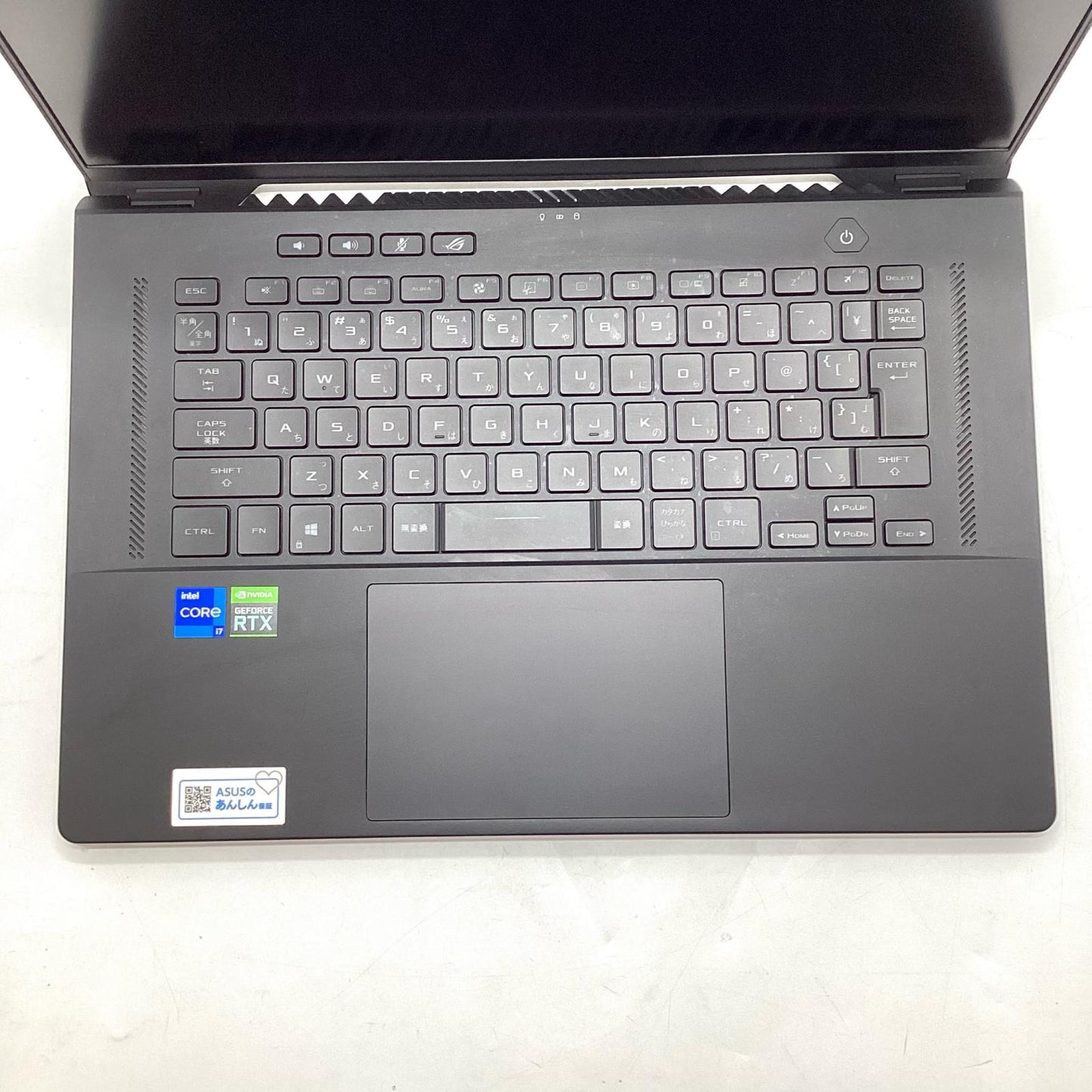 【全額返金保証】【最速発送】ASUS ROG Zephyrus M16 GU603H 11th Gen Intel(R) Core(TM) i7-11800H @ 2.30GHz 16GB M.2 SSD 512GB NVIDIA GeForce RTX 3050 Ti Laptop GPU 95.3% 美品 動作確認済