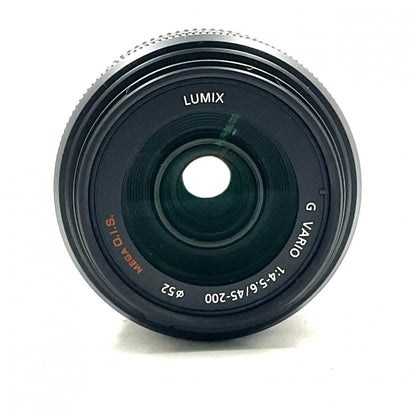 【全額返金保証】【最速発送】Panasonic LUMIX G VARIO 45-200mm/F4.0-5.6/MEGA O.I.S. H-FS045200 美品 動作確認済