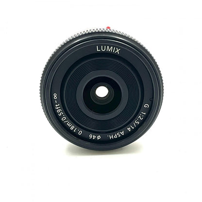 【全額返金保証】【最速発送】Panasonic LUMIX G 14mm/F2.5 ASPH. H-H014 美品 動作確認済