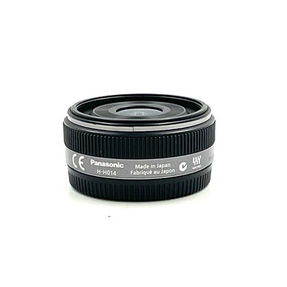 【全額返金保証】【最速発送】Panasonic LUMIX G 14mm/F2.5 ASPH. H-H014 美品 動作確認済