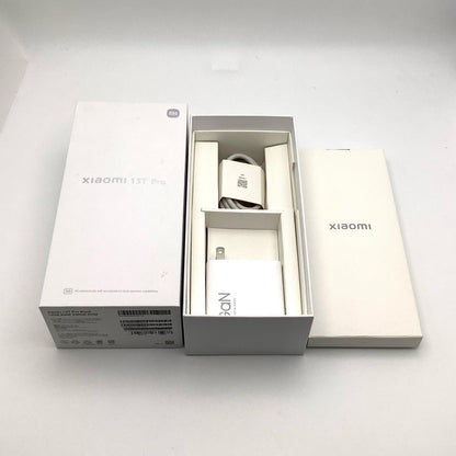 【全額返金保証】【最速発送】Xiaomi Xiaomi 13T Pro 256GB ブラック mineo SIMフリー 23088PND5R 白ロム 動作確認済