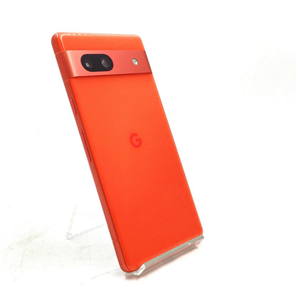 【全額返金保証】【最速発送】Google Pixel 7a 128GB Coral SIMフリー G82U8 白ロム 美品 動作確認済