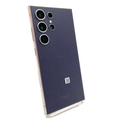 【全額返金保証】【最速発送】SAMSUNG Galaxy S24 Ultra 256GB チタニウムバイオレット docomo SC-52E 白ロム 美品 動作確認済