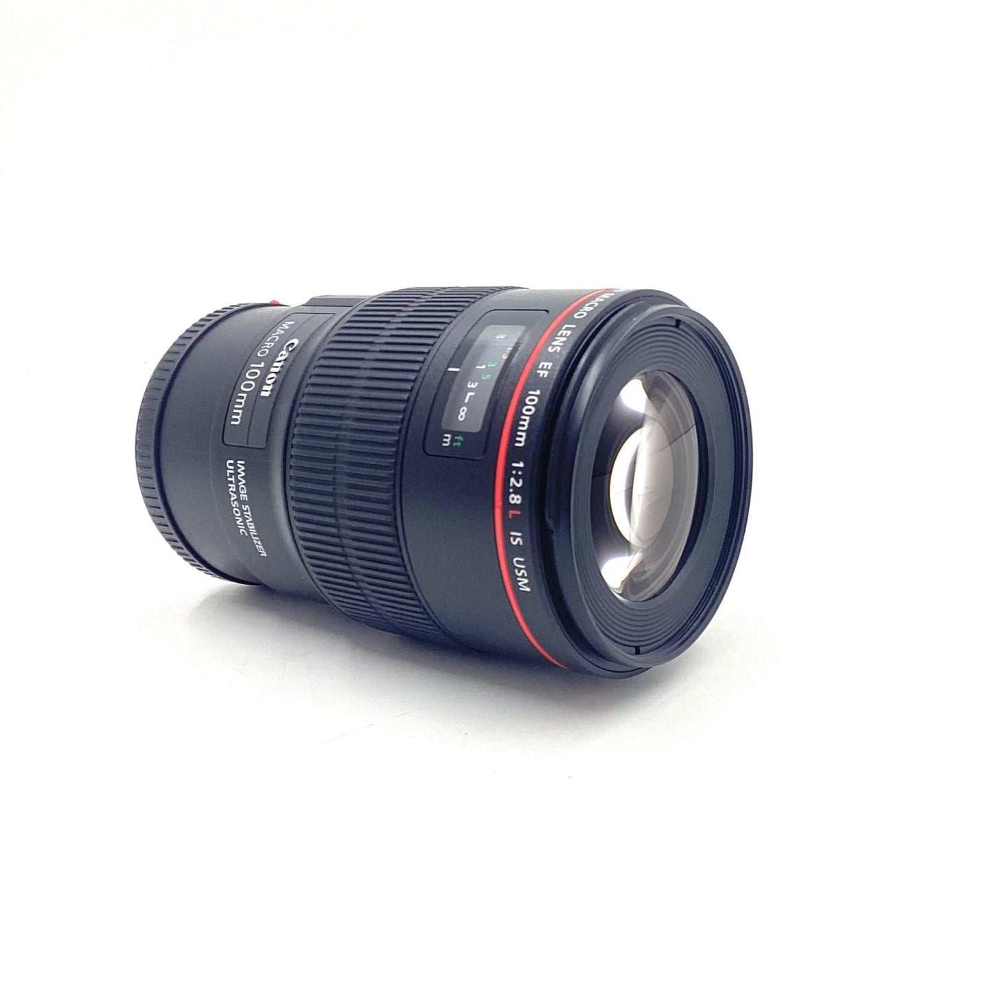 【全額返金保証】【最速発送】Canon EF100mm F2.8L マクロ IS USM 美品 動作確認済