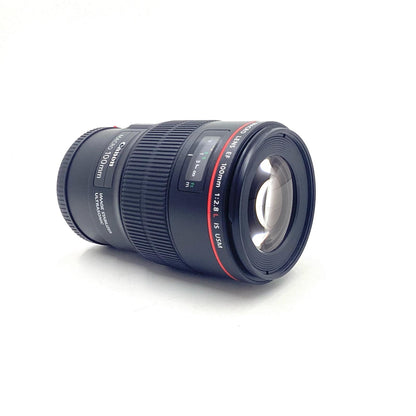 【全額返金保証】【最速発送】Canon EF100mm F2.8L マクロ IS USM 美品 動作確認済