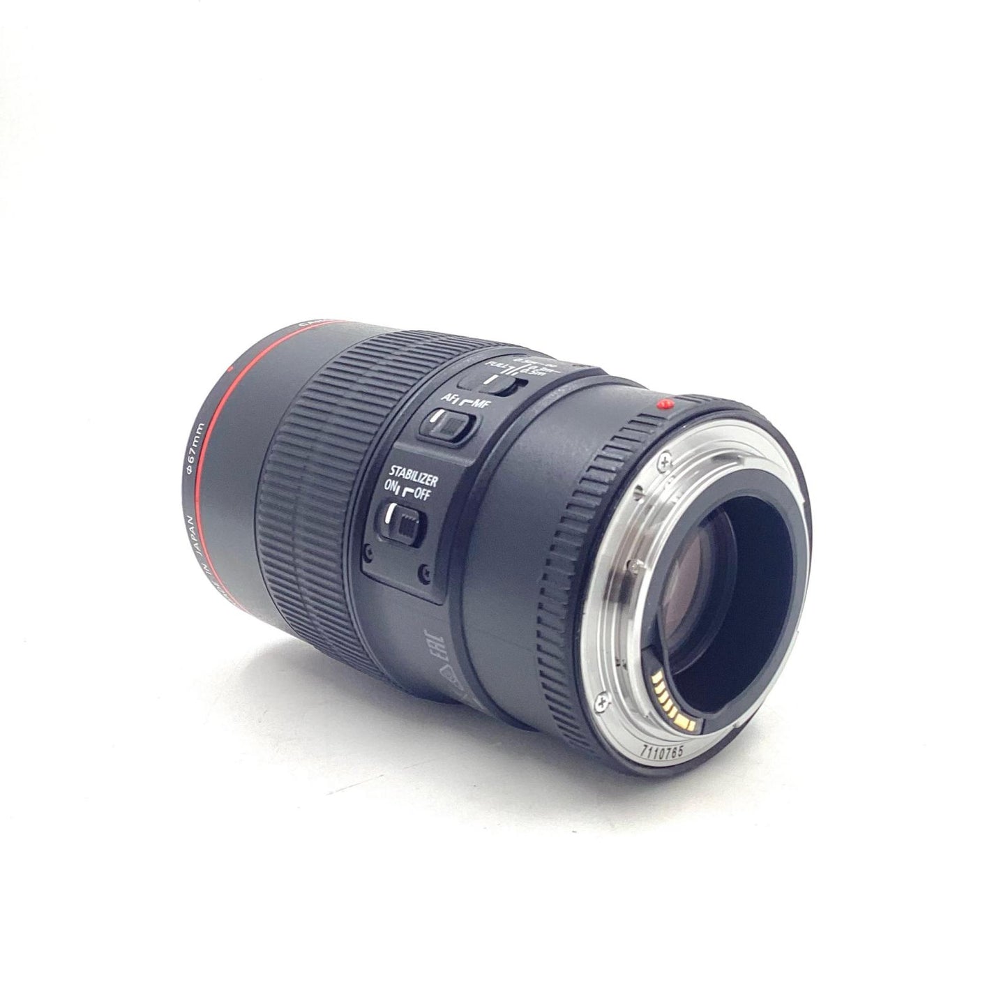【全額返金保証】【最速発送】Canon EF100mm F2.8L マクロ IS USM 美品 動作確認済