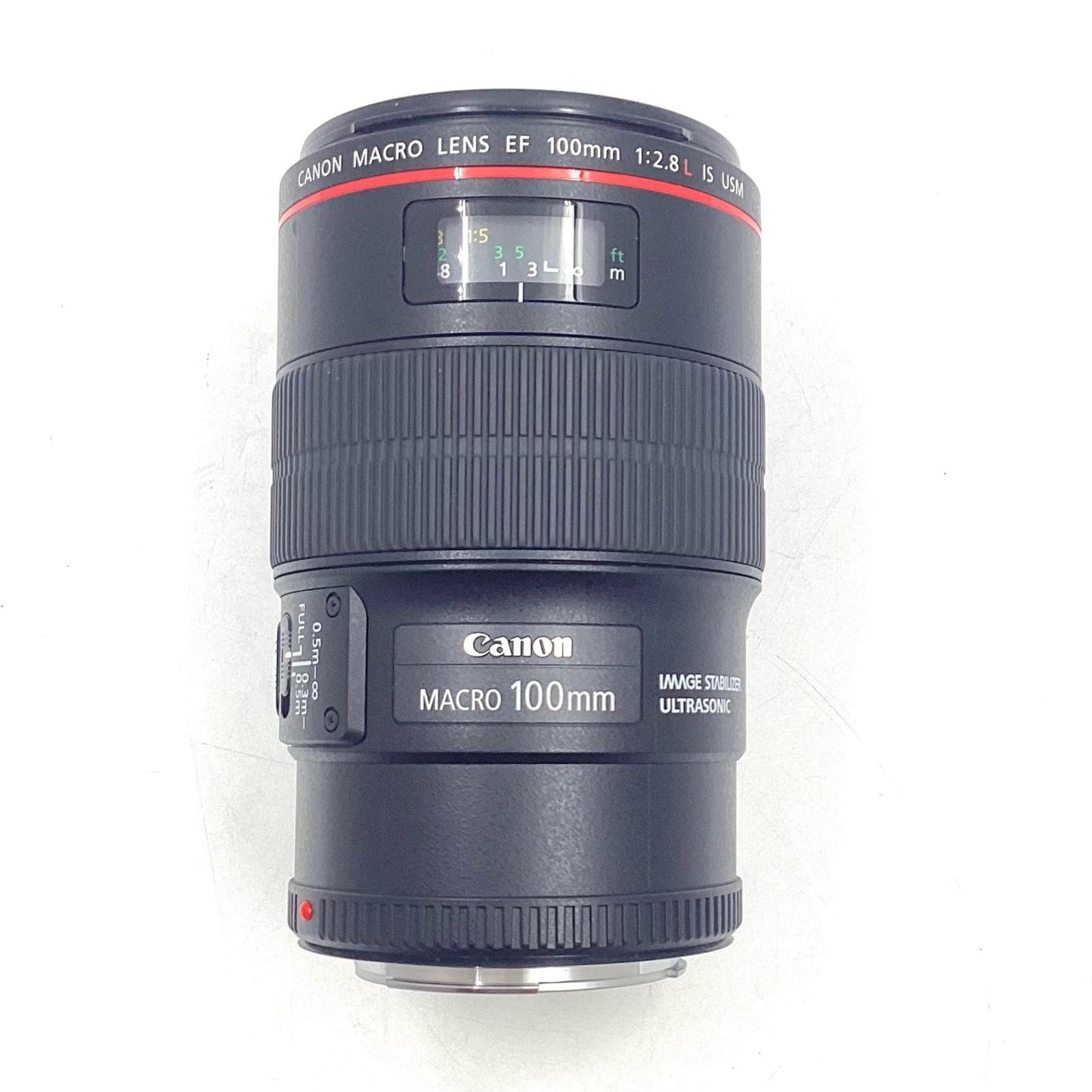 【全額返金保証】【最速発送】Canon EF100mm F2.8L マクロ IS USM 美品 動作確認済