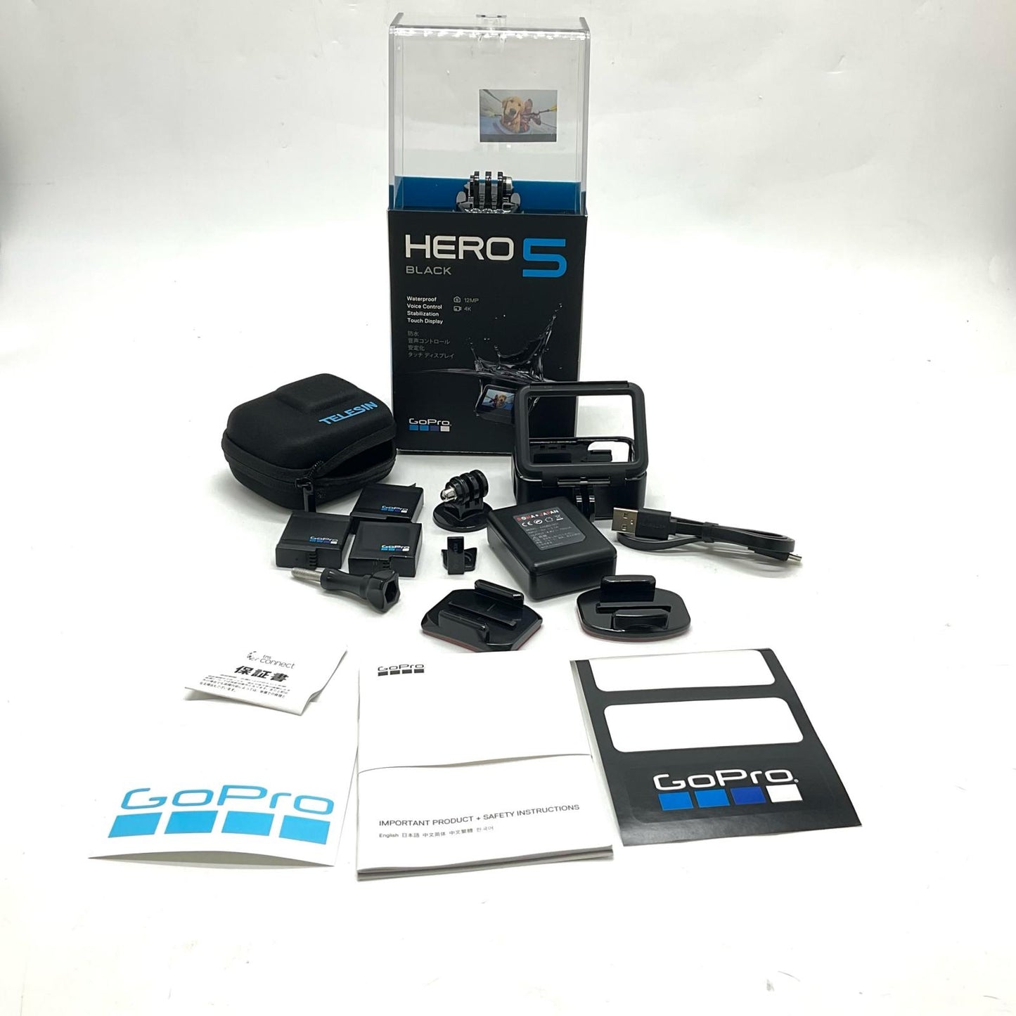 【全額返金保証】【最速発送】GoPro HERO5 BLACK CHDHX-501-JP 美品 動作確認済