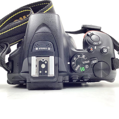 【全額返金保証】【最速発送】Nikon デジタル一眼 D5600 ボディ ブラック 美品 動作確認済