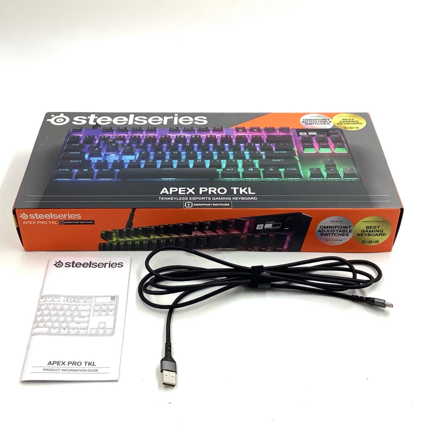 【全額返金保証】【最速発送】steelseries APEX PRO TKL 美品 動作確認済