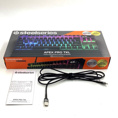 【全額返金保証】【最速発送】steelseries APEX PRO TKL 美品 動作確認済