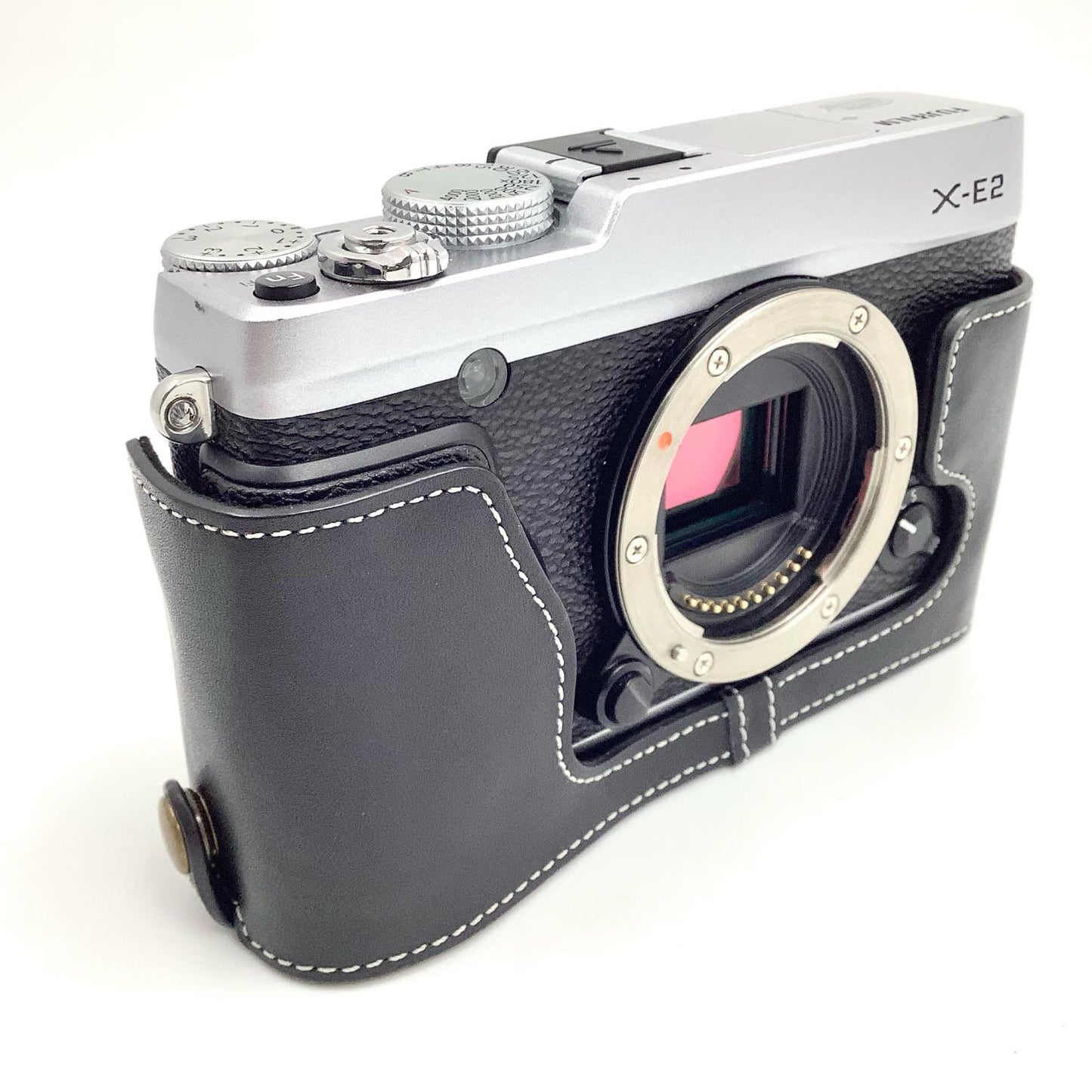 【全額返金保証】【最速発送】FUJIFILM デジタル一眼 X-E2 ボディ [シルバー] シルバー 美品 動作確認済