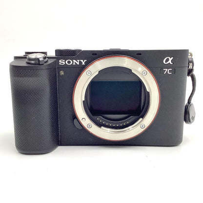 【全額返金保証】【最速発送】Sony デジタル一眼 α7C ILCE-7C ボディ [ブラック] ブラック 美品 動作確認済