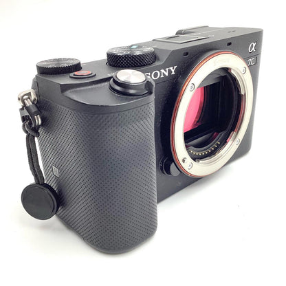 【全額返金保証】【最速発送】Sony デジタル一眼 α7C ILCE-7C ボディ [ブラック] ブラック 美品 動作確認済