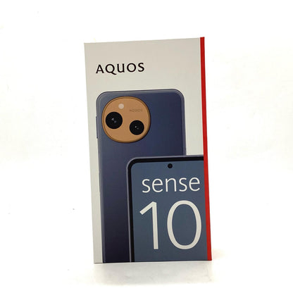 【全額返金保証】【最速発送】SHARP AQUOS sense10 128GB デニムネイビー SIMフリー SHM33AXA 新品未開封 即納OK