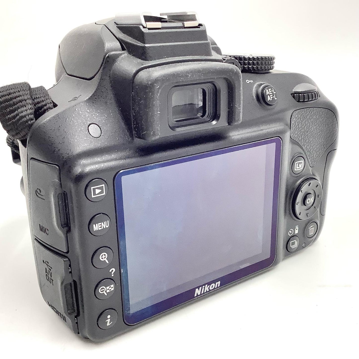 【全額返金保証】【最速発送】Nikon デジタル一眼 D3300 ボディ ブラック 美品 動作確認済