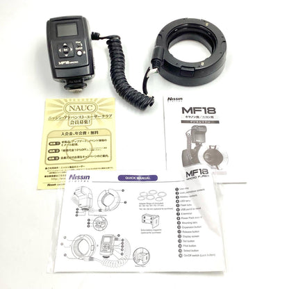 【最速発送】Nissin Nissin MF18 MACRO FLASH for Nikon【難有】