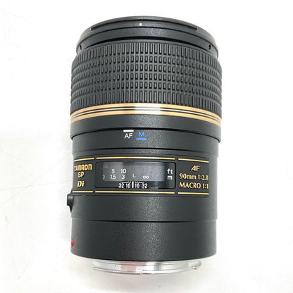 【全額返金保証】【最速発送】TAMRON SP AF90mm F/2.8 Di MACRO 1:1 (Model272E) (ｷﾔﾉﾝ用) 美品 動作確認済