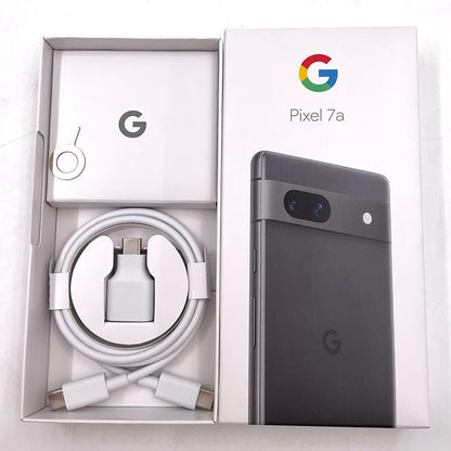【全額返金保証】【最速発送】Google Pixel 7a 128GB Charcoal docomo G82U8 白ロム 超美品 動作確認済