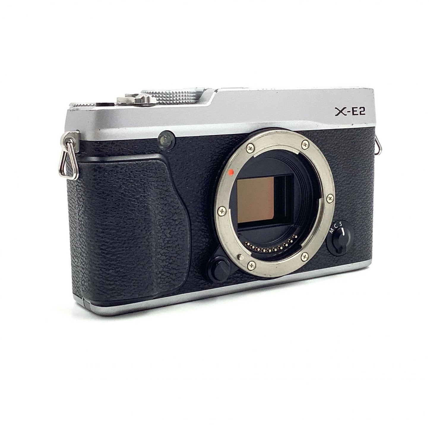 【全額返金保証】【最速発送】FUJIFILM デジタル一眼 FUJIFILM X-E2 シルバー 動作確認済