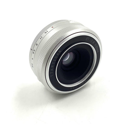 【全額返金保証】【最速発送】銘匠光学 TTArtisan AF 27mm f/2.8 (S) [シルバー] 美品 動作確認済