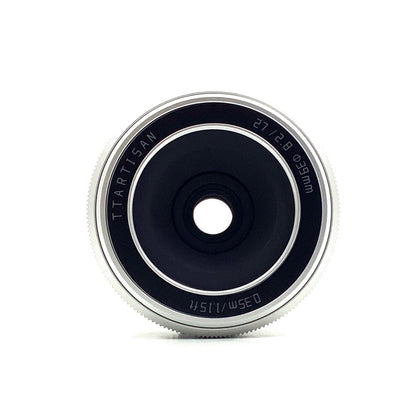 【全額返金保証】【最速発送】銘匠光学 TTArtisan AF 27mm f/2.8 (S) [シルバー] 美品 動作確認済