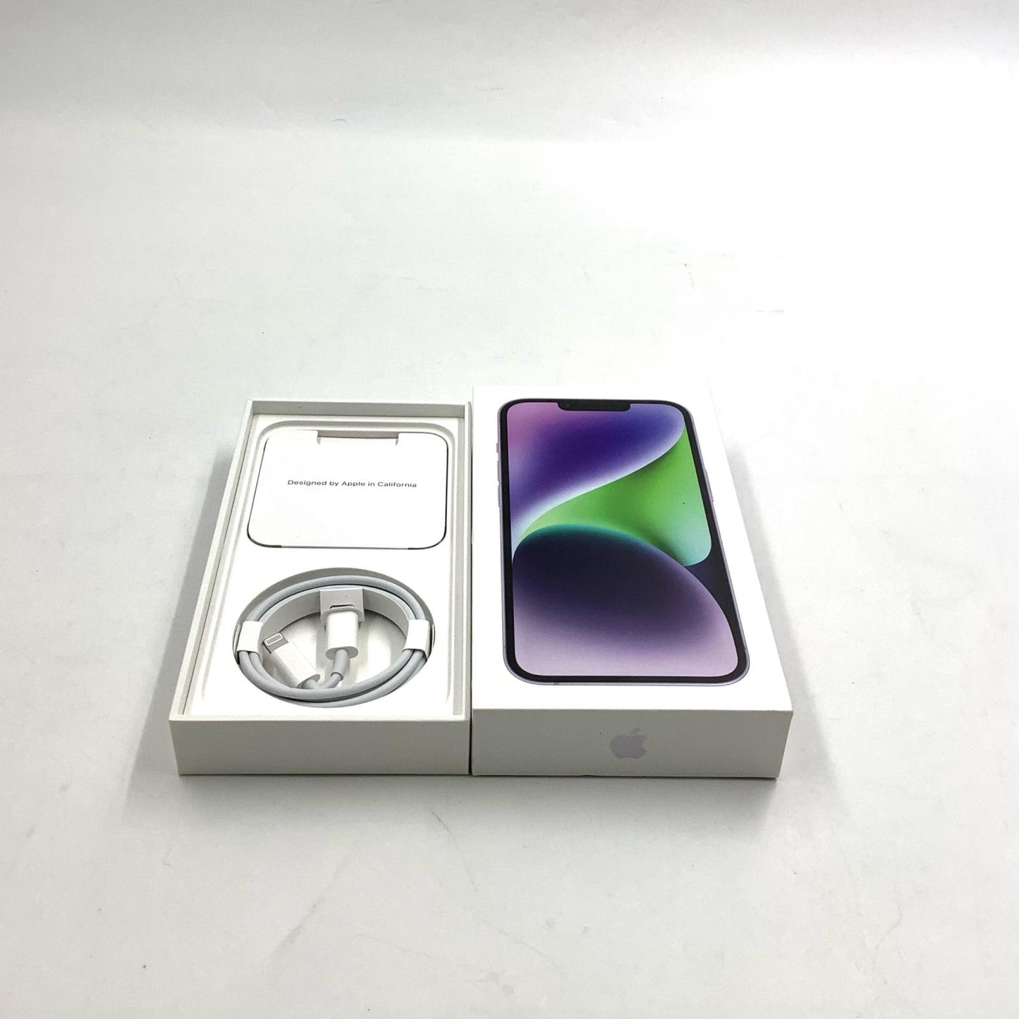 【全額返金保証】【最速発送】Apple iPhone iPhone 14 128GB パープル Softbank SIMフリー 白ロム 動作確認済 83%