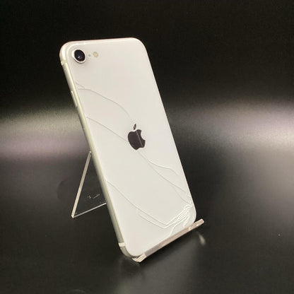 【最速発送】Apple iPhone iPhone SE（第2世代） 128GB ホワイト Softbank SIMフリー 白ロム【難有】 92%