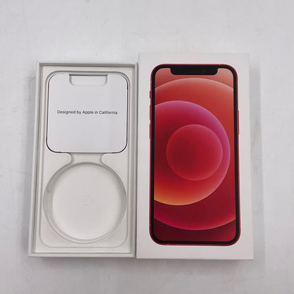 【最速発送】Apple iPhone iPhone 12 mini 128GB レッド au SIMフリー 白ロム【難有】 76%