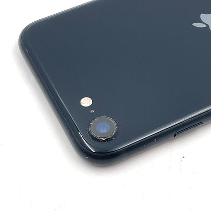 【全額返金保証】【最速発送】Apple iPhone iPhone SE（第3世代） 64GB ミッドナイト au 白ロム 動作確認済 84%