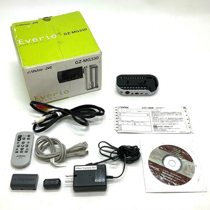 【最速発送】Victor JVC Victor JVC Everio GZ-MG330 シルバー【難有】