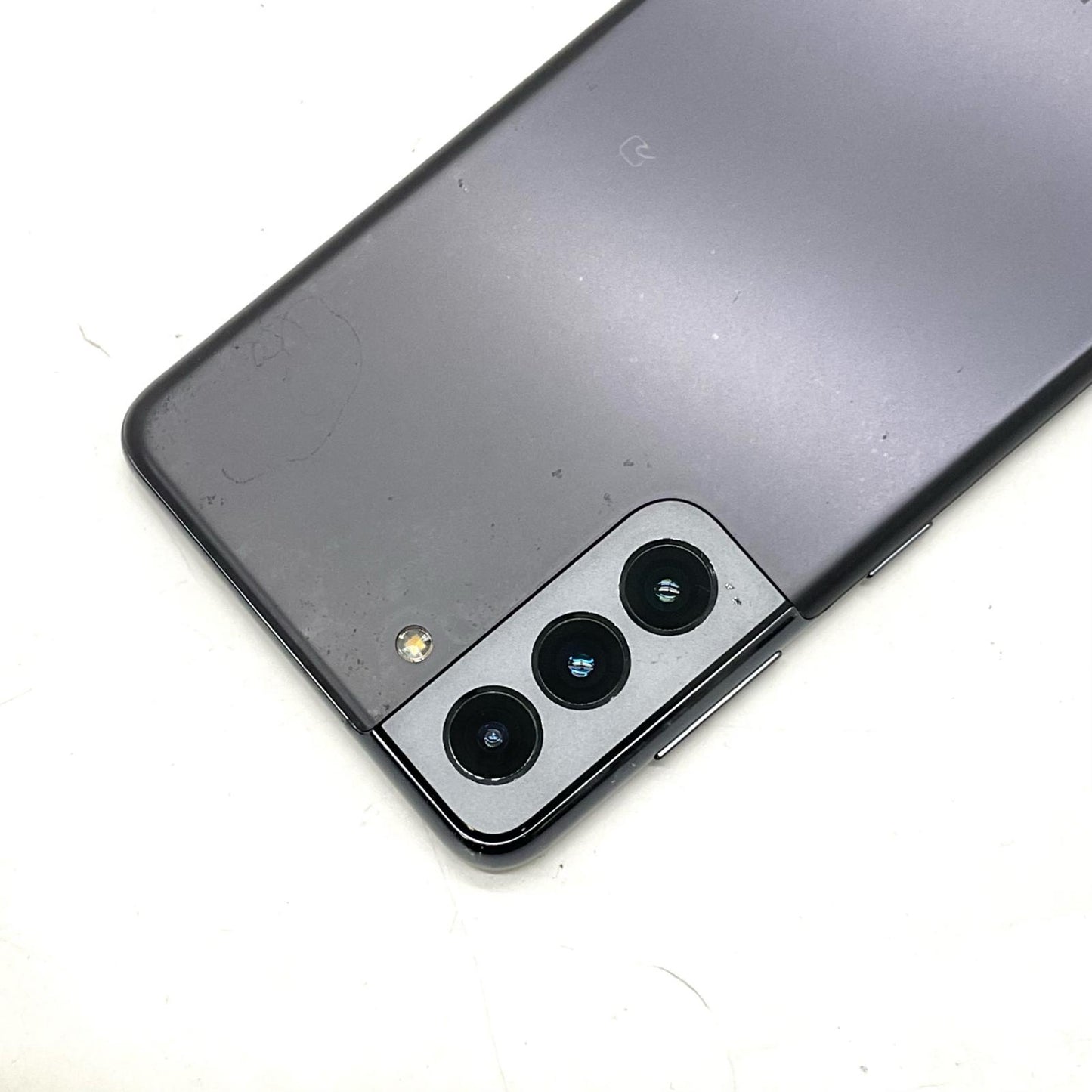【全額返金保証】【最速発送】SAMSUNG Galaxy S21 256GB ファントムグレイ au SCG09 白ロム 美品 動作確認済