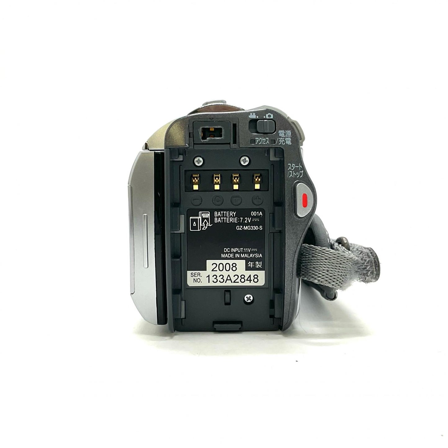 【全額返金保証】【最速発送】Victor JVC Victor JVC Everio GZ-MG330 シルバー 美品 動作確認済