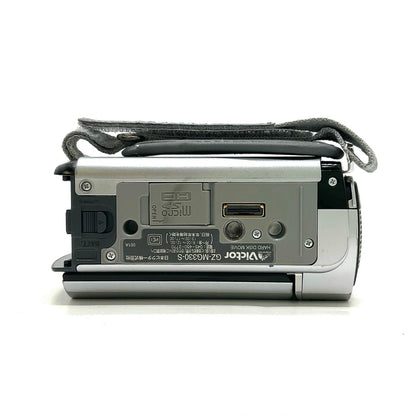 【全額返金保証】【最速発送】Victor JVC Victor JVC Everio GZ-MG330 シルバー 美品 動作確認済