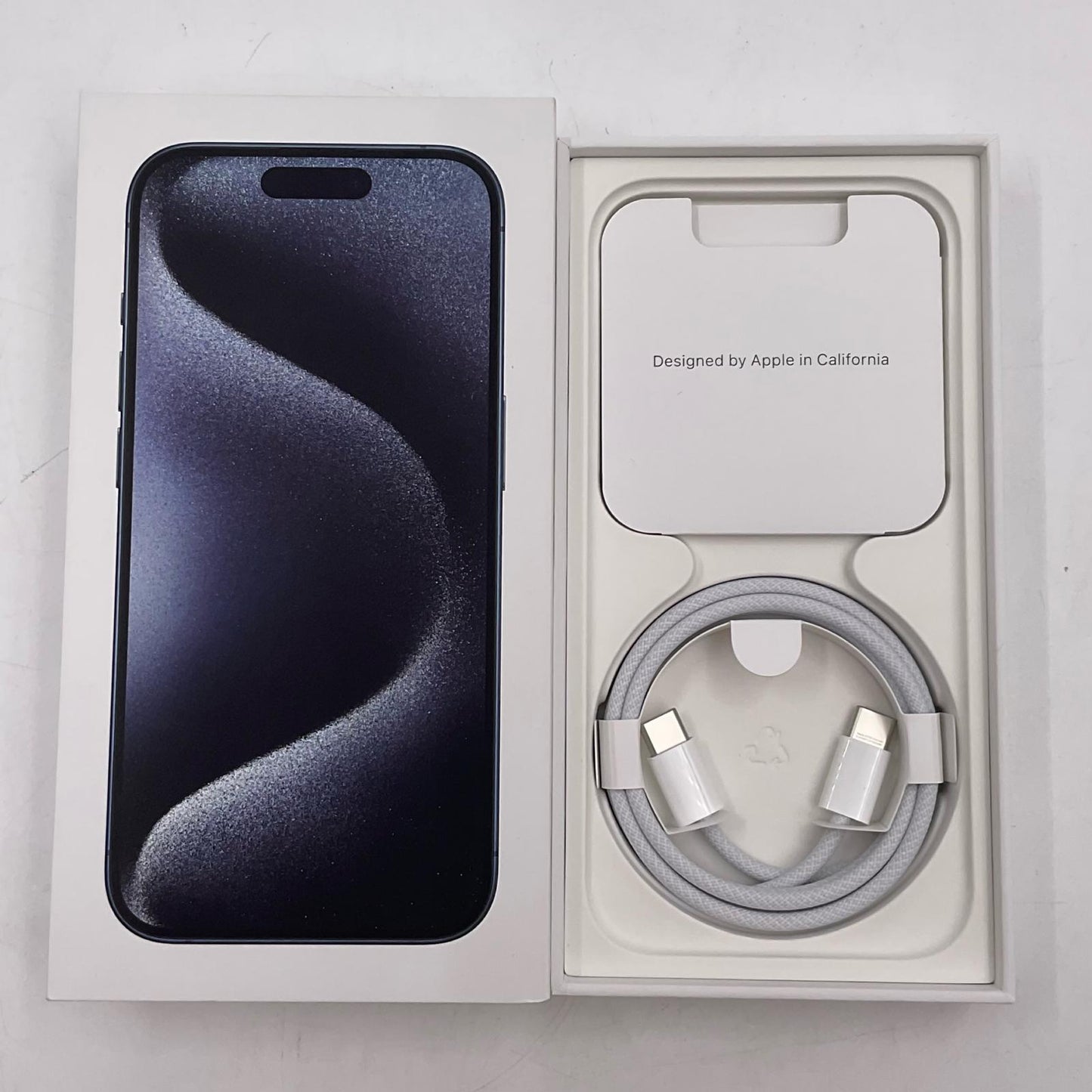 【全額返金保証】【最速発送】Apple iPhone iPhone 15 Pro 128GB ブルーチタニウム SIMフリー 白ロム 美品 動作確認済 91%