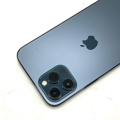 【全額返金保証】【最速発送】Apple iPhone iPhone 12 Pro Max 256GB パシフィックブルー docomo 白ロム 動作確認済 100%