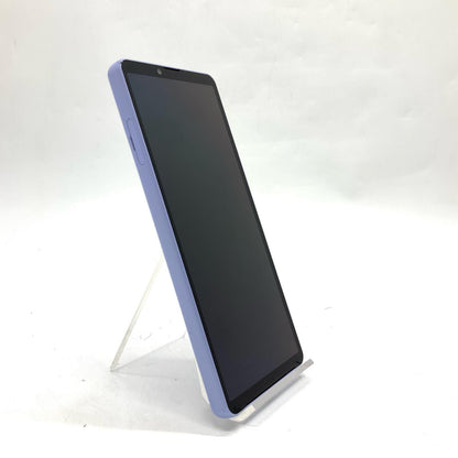 【全額返金保証】【最速発送】Sony Xperia 10 V 128GB パープル SIMフリー XQ-DC72 白ロム 美品 動作確認済