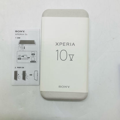 【全額返金保証】【最速発送】Sony Xperia 10 V 128GB パープル SIMフリー XQ-DC72 白ロム 美品 動作確認済