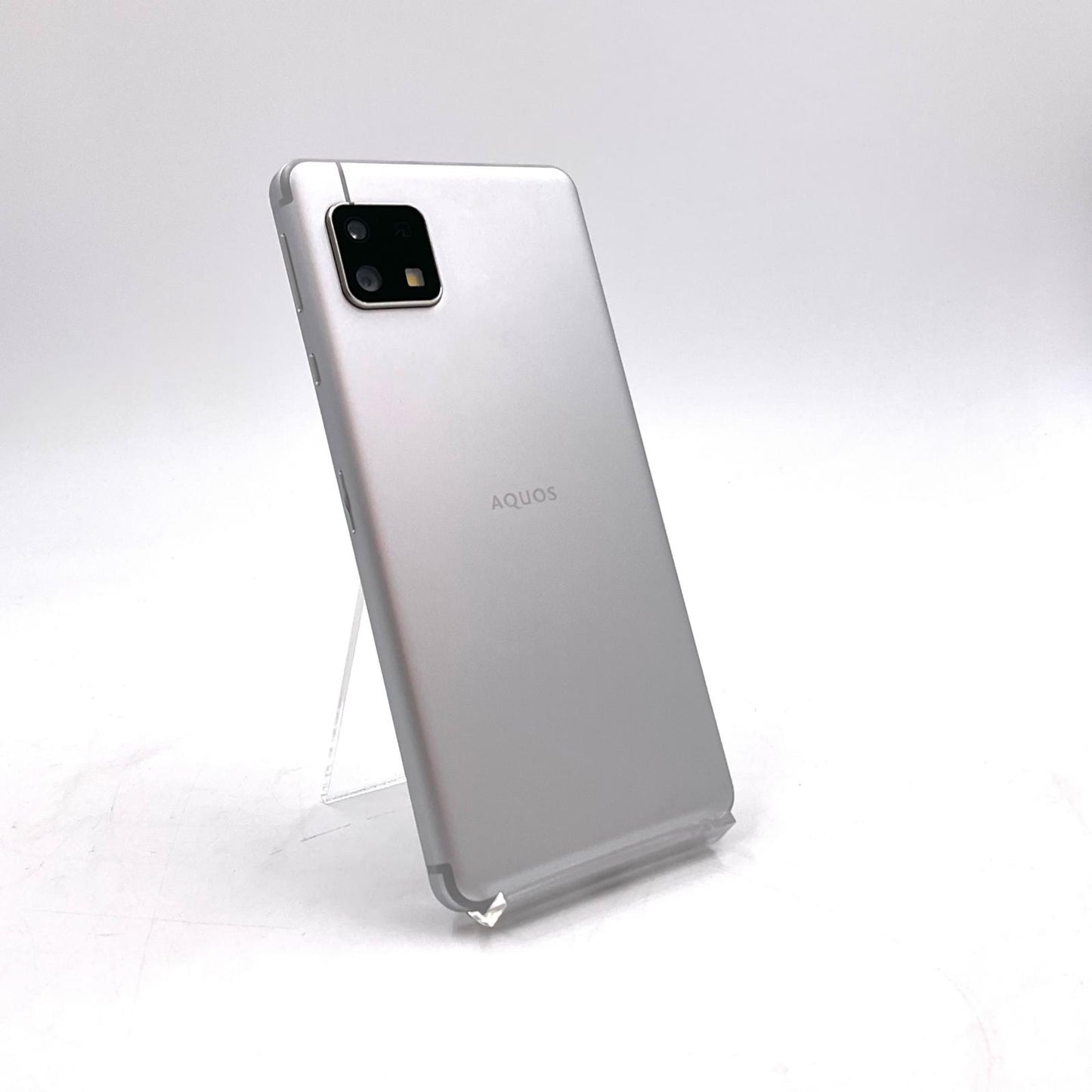 【全額返金保証】【最速発送】SHARP AQUOS sense4 basic 64GB シルバー Softbank A003SH 白ロム 動作確認済