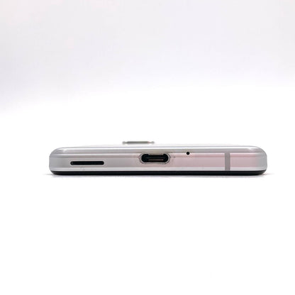 【全額返金保証】【最速発送】SHARP AQUOS sense4 basic 64GB シルバー Softbank A003SH 白ロム 動作確認済