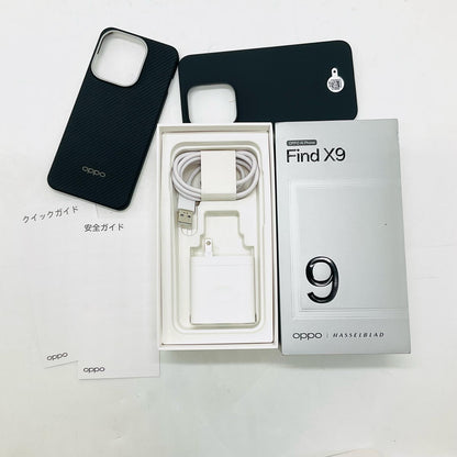 【全額返金保証】【最速発送】OPPO Find X 9 512GB スペースブラック au OPG07 超美品 動作確認済