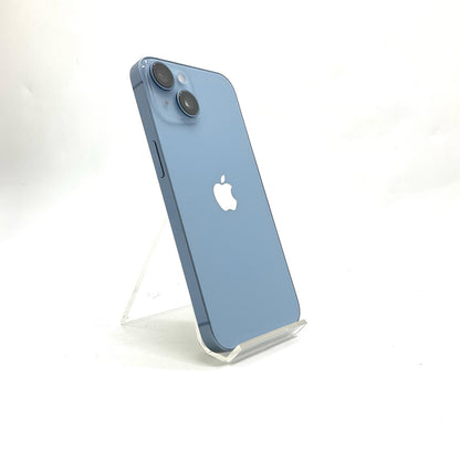 【全額返金保証】【最速発送】Apple iPhone iPhone 14 128GB ブルー au 白ロム 動作確認済 89%