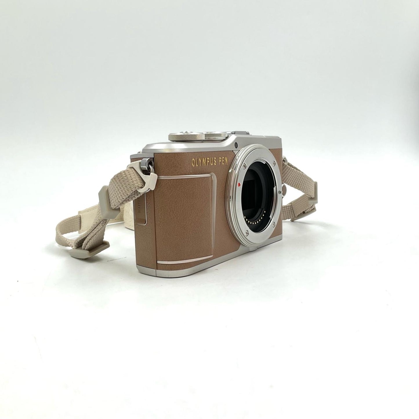 【全額返金保証】【最速発送】OLYMPUS デジタル一眼 PEN E-PL9 EZダブルズームキット [ブラウン] 超美品 動作確認済
