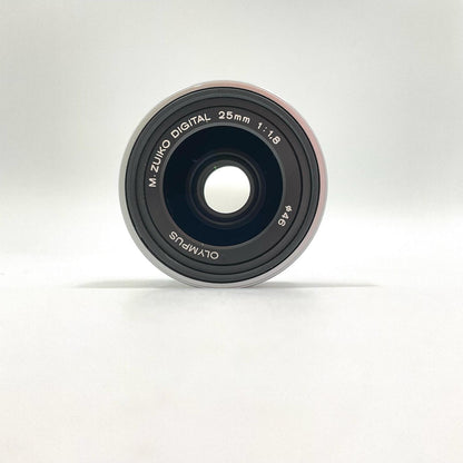 【全額返金保証】【最速発送】OLYMPUS M.ZUIKO DIGITAL 25mm F1.8 [シルバー] 超美品 動作確認済