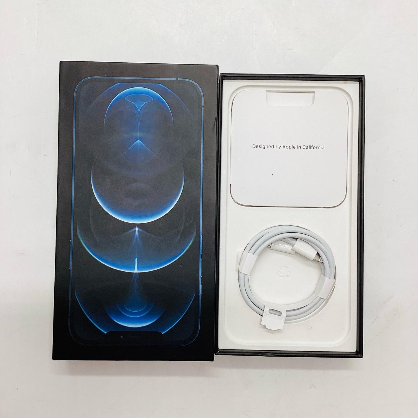 【全額返金保証】【最速発送】Apple iPhone iPhone 12 Pro Max 256GB パシフィックブルー Softbank 白ロム 美品 動作確認済 81%